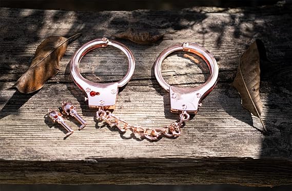 Premium Rose Gold Metal Handcuff