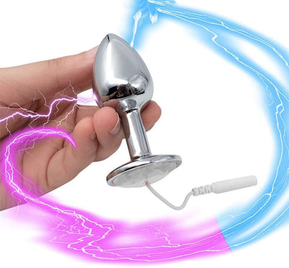 Electro Massager Butt/Anal Plug with Urethra Plug