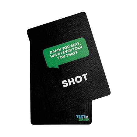 Text or Drink Card Game