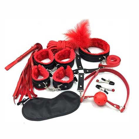 14pc Fur BDSM KIT
