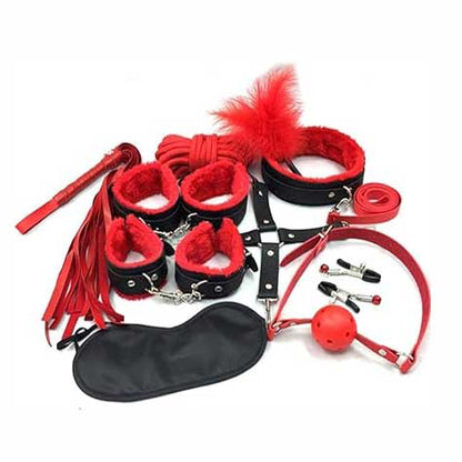 14pc Fur BDSM KIT
