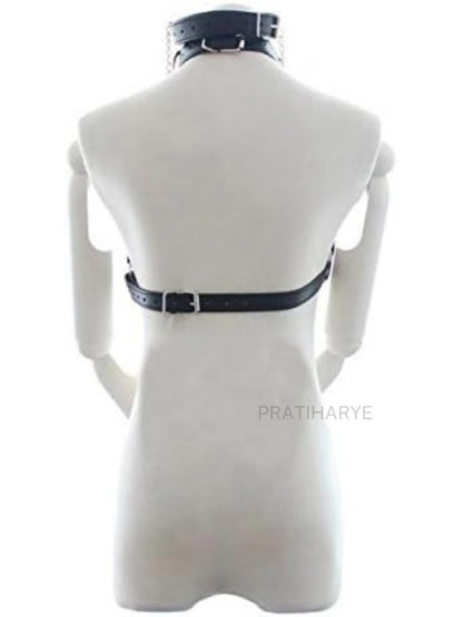 Chest Harness with Gag strap &amp; Nipple Clamp