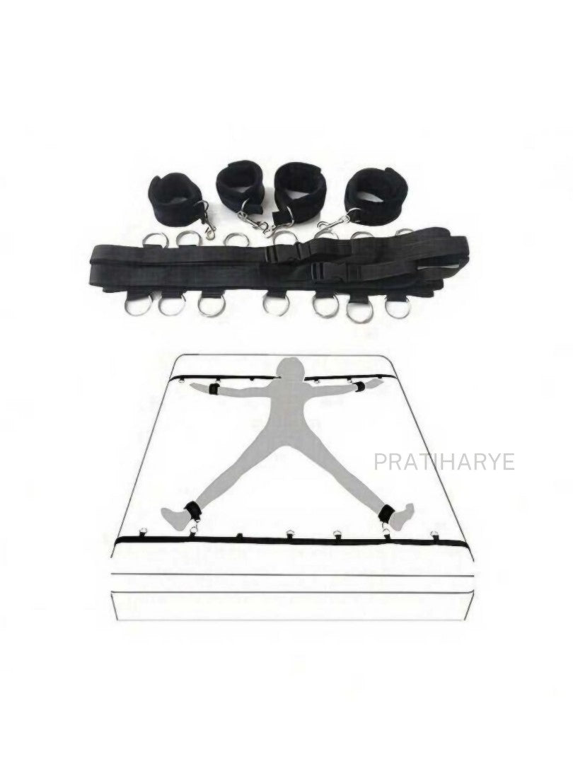 Wrist Ankle Bed Restraints for Couples PRATIHARYE