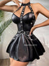 latex babydoll dress