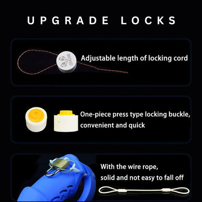 Premium Silicone Male Chastity Cage lock