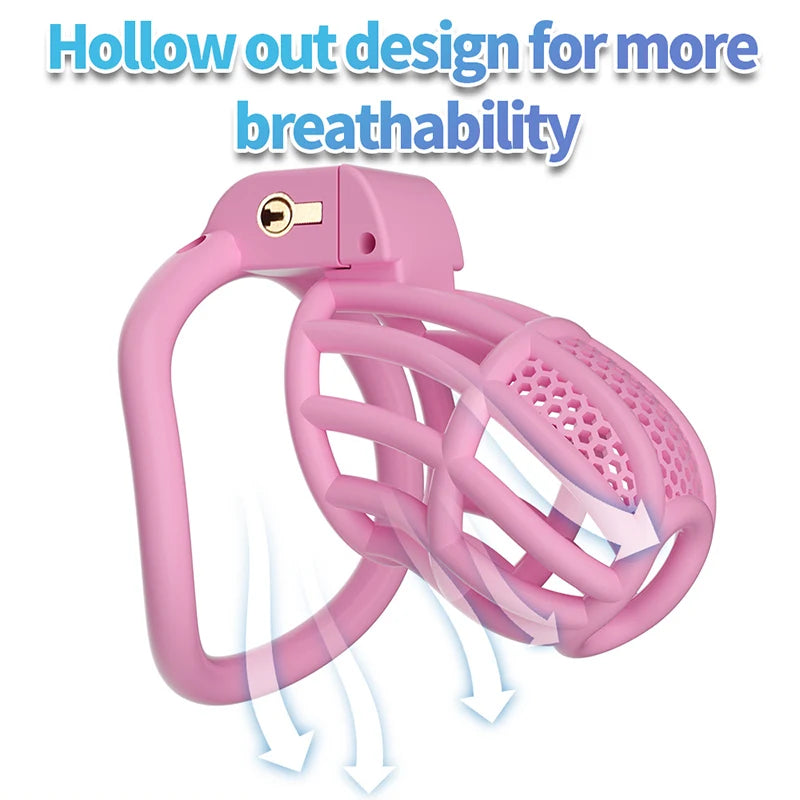 PVC Honeycomb Chastity Cage