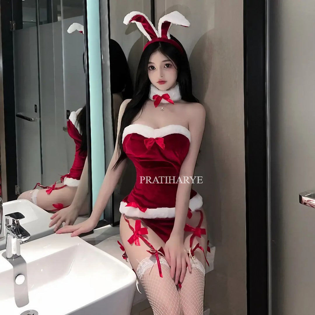 Velvet Bow Bunny Roleplay Dress Price