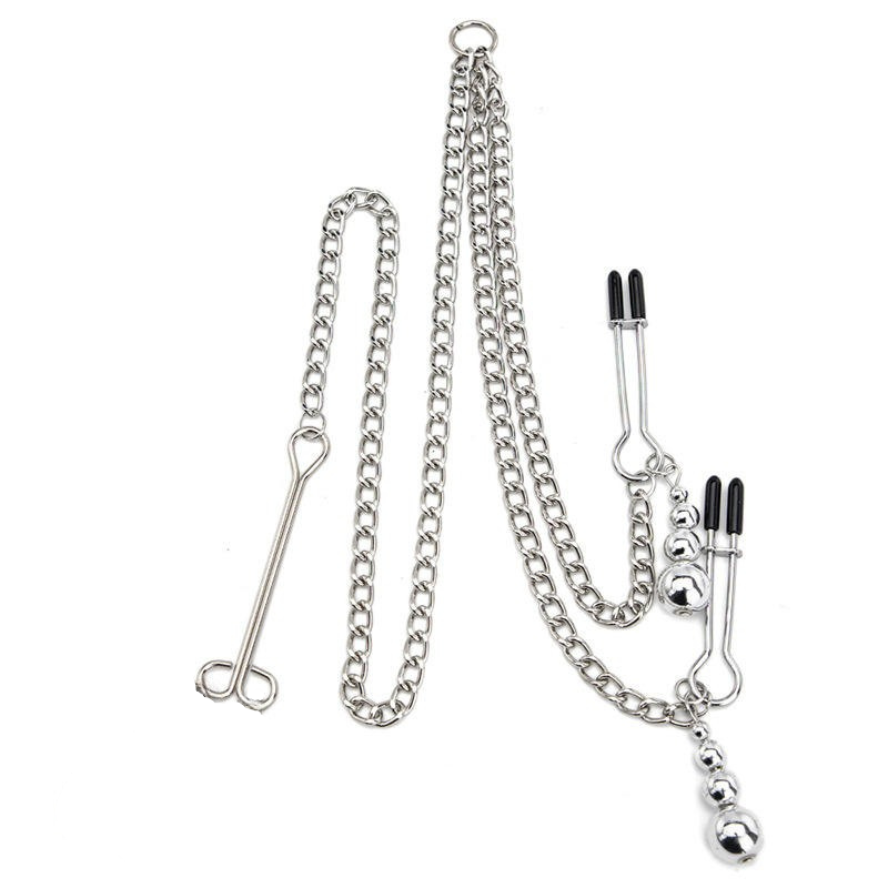 Chain Nipple Clamps with Clit Clamp
