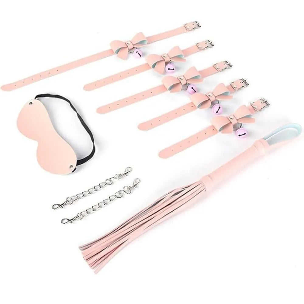 Mini Cute Pink Bow 7 Pc BDSM Kit