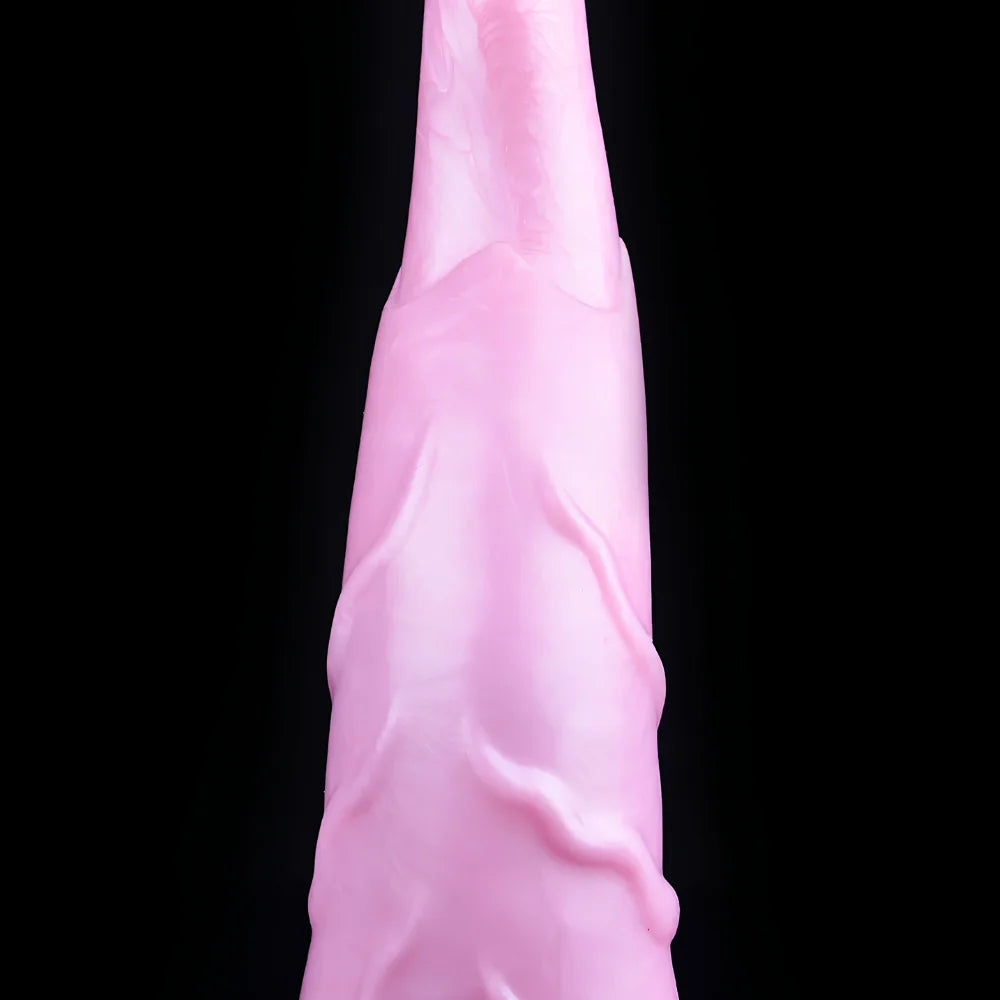 11.46 Inch Pink Texture Monster Fantasy Dildo