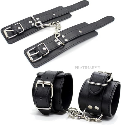 Faux Leather 6pc BDSM Kit