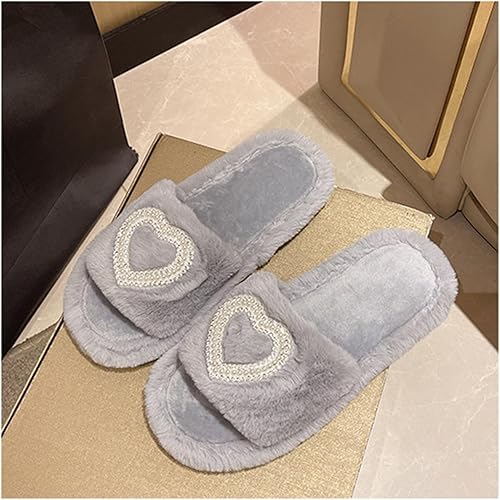 Pearl Heart Design Bridal Slippers