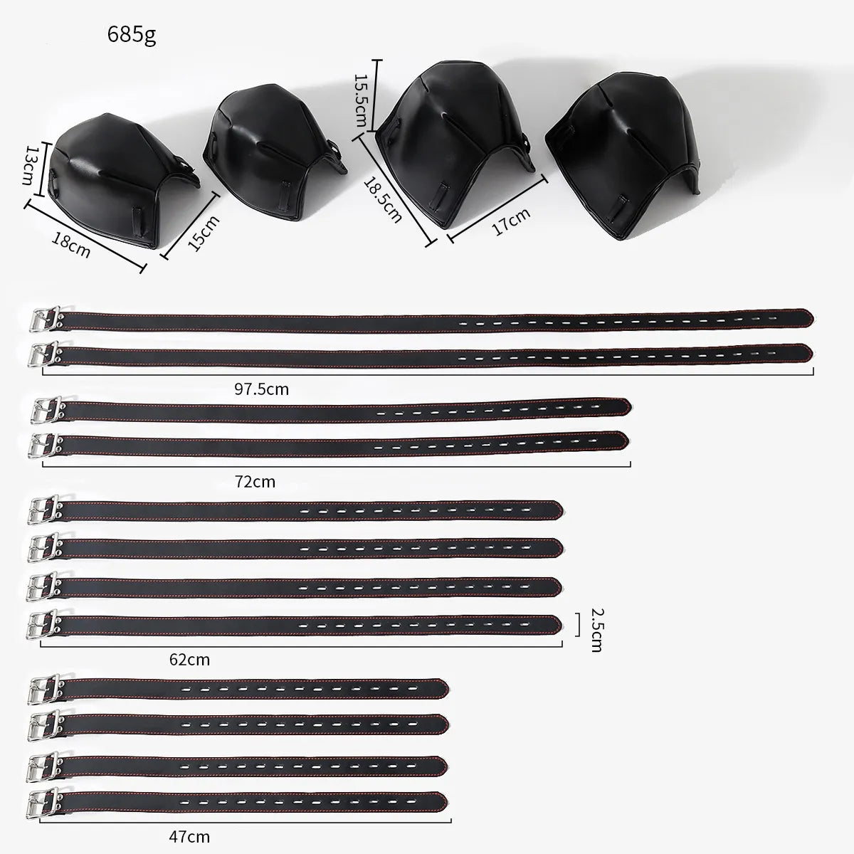 Premium Pads Doggy Style Knee &amp; Elbow Harness