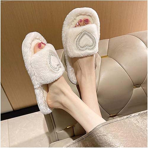 Pearl Heart Design Bridal Slippers