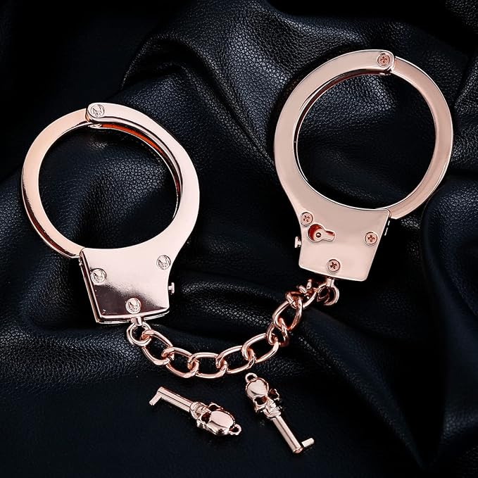 Premium Rose Gold Metal Handcuff