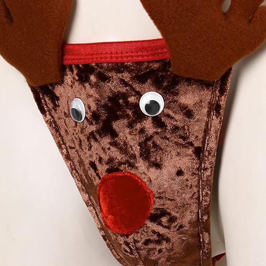 Unisex Christmas Deer Thong