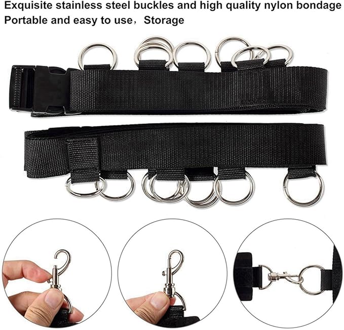 Wrist Ankle Bed Restraints for Couples