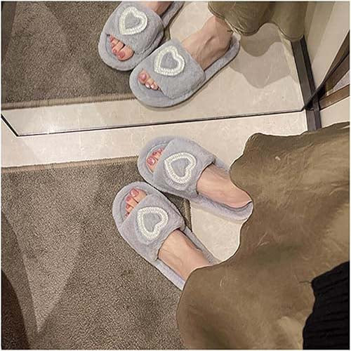 Pearl Heart Design Bridal Slippers