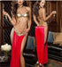 Arabic Belly Dance Costume red