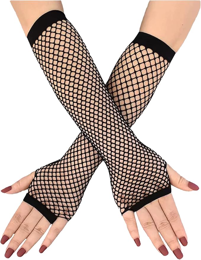 Fishnet Long Arm Gloves