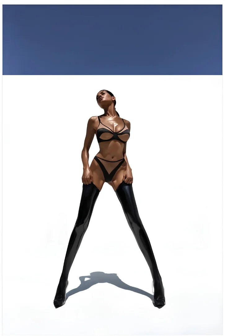 Sexy Lingerie Cut Out Strappy Bikni Set