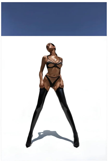 Sexy Lingerie Cut Out Strappy Bikni Set