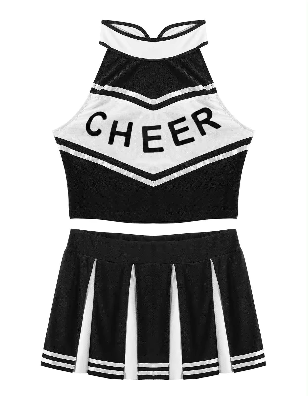 Cheer girl skirt outfit