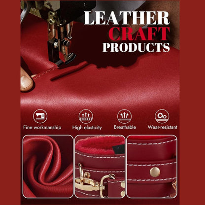 Luxury Leather Body Harness Restraint with Eye mask