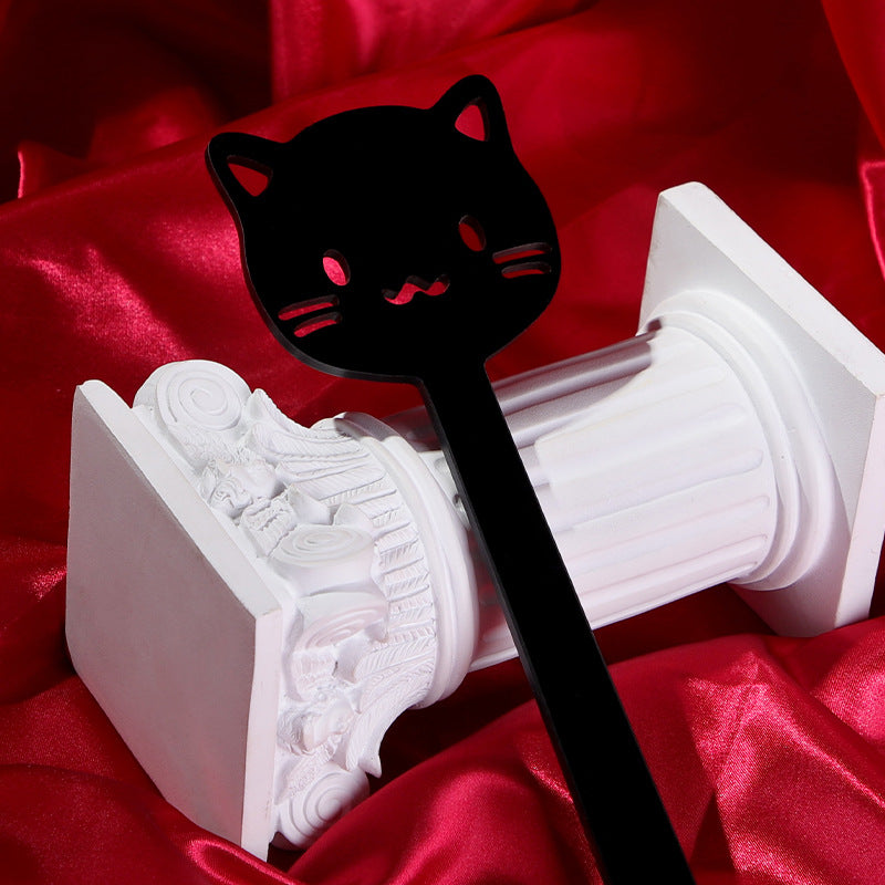Cute Cat Design Plastic Spanking Whip