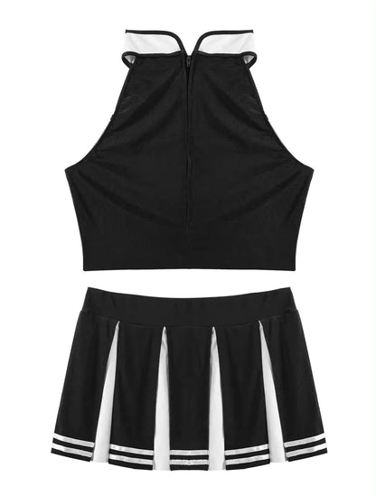 Cheer girl skirt outfit