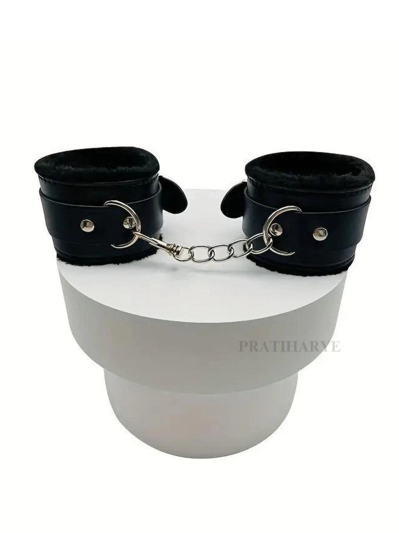 Soft Fur Pu Leather Handcuff