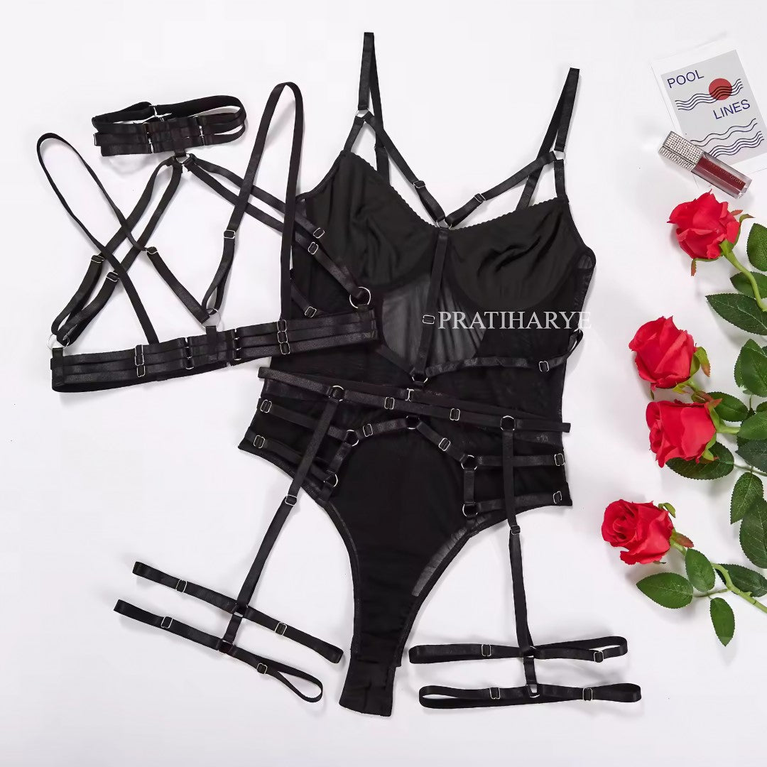 Strappy Harness Bodysuit Design and Price