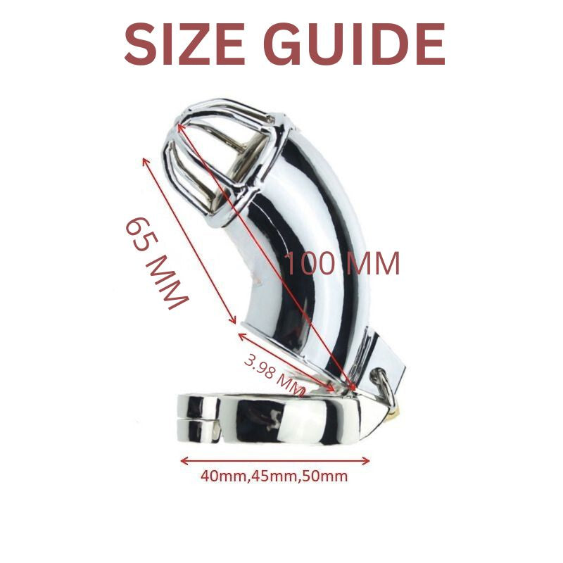 Steel Cover Male Chasity Cage lock