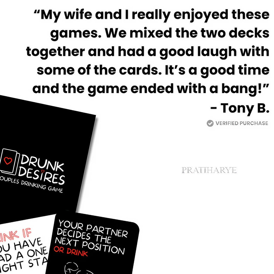 Drunk Desire Couple Card Game