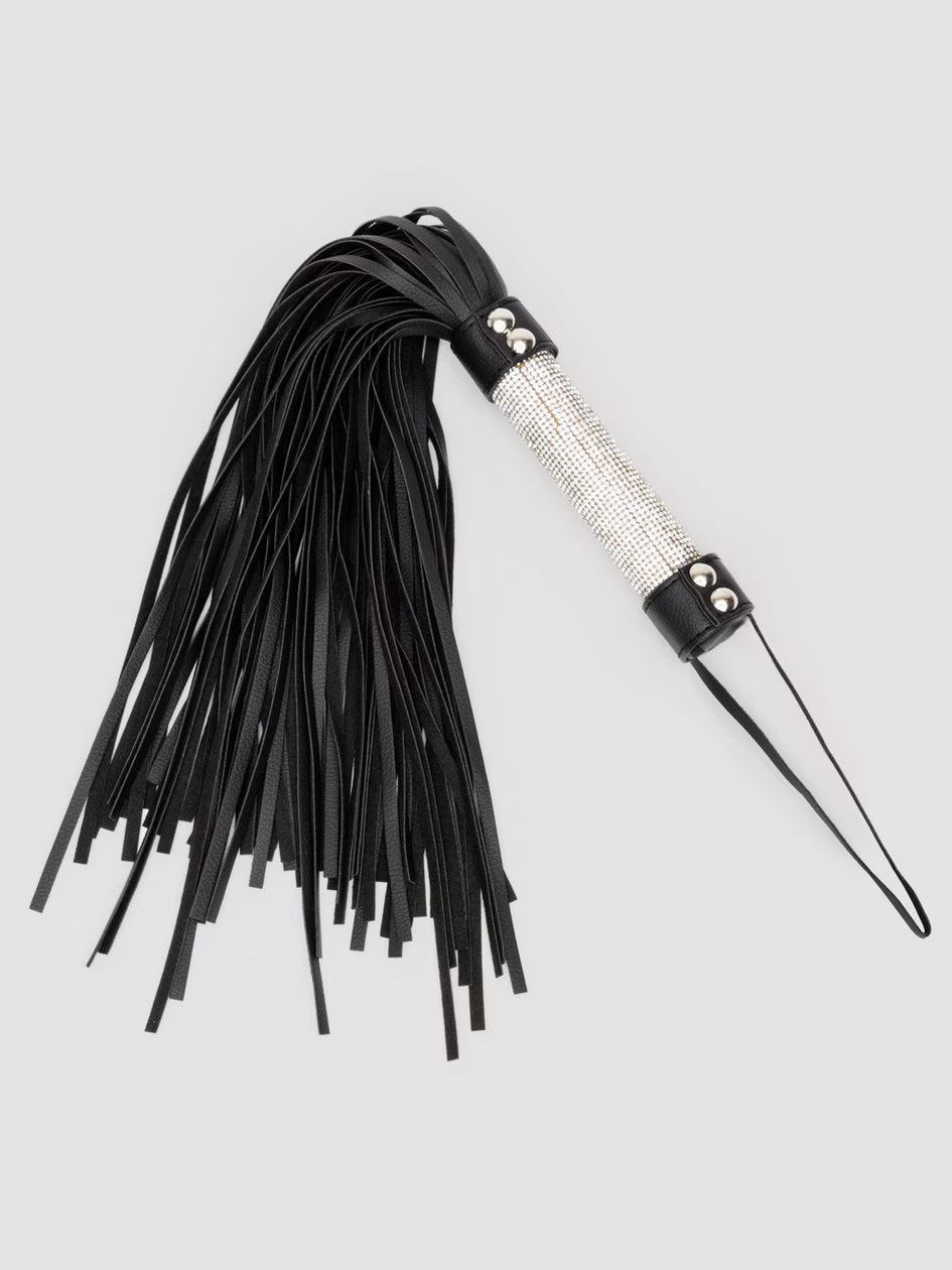 Premium Stone Faux Leather Flogger Whip