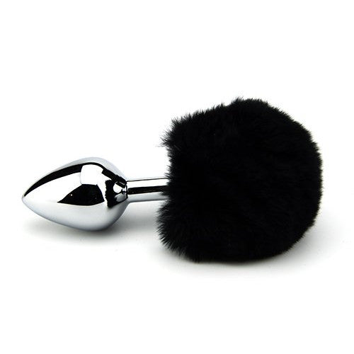 Stainless Steel Bunny Tail Anal/Butt Plug