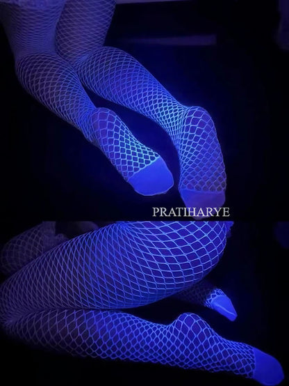 Glow In Dark Fishnet Stocking 