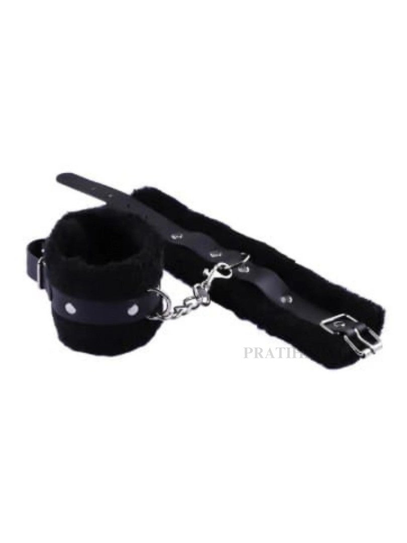 Soft Fur Pu Leather Handcuff