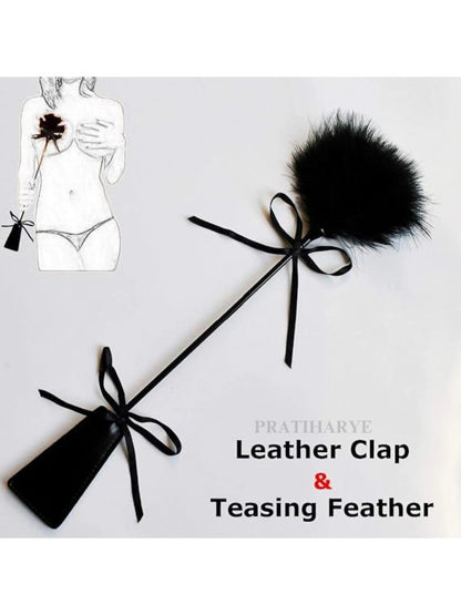 Feather Tickler with Leather Slapper