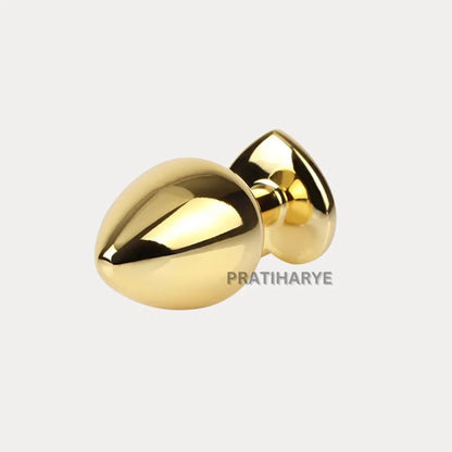 Premium Aluminum Alloy Heart Anal/Butt Plug unisex