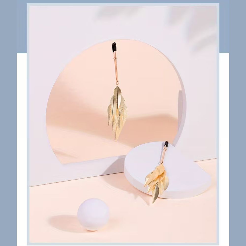 Metal Feather Nipple Clamps