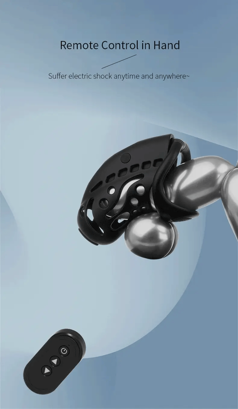 Premium Lockin Wireless Remote Electric Chastity Cage