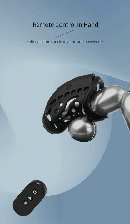 Premium Lockin Wireless Remote Electric Chastity Cage