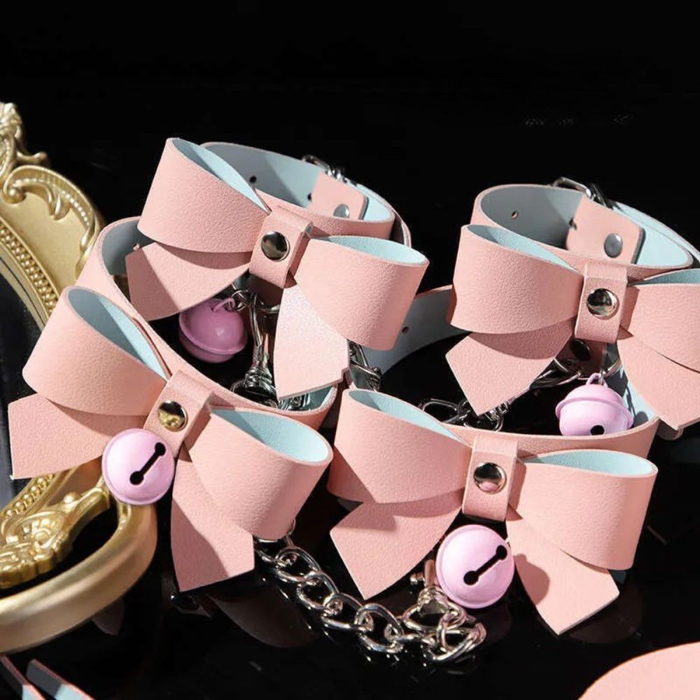 Mini Cute Pink Bow 7 Pc BDSM Kit
