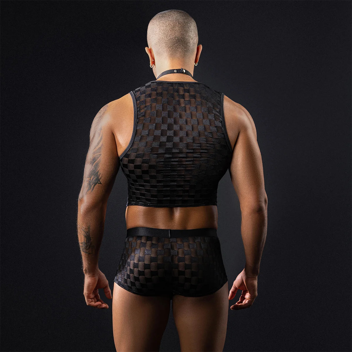 Noir Mesh Men Power Set