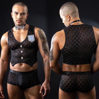 Noir Mesh Men Power Set