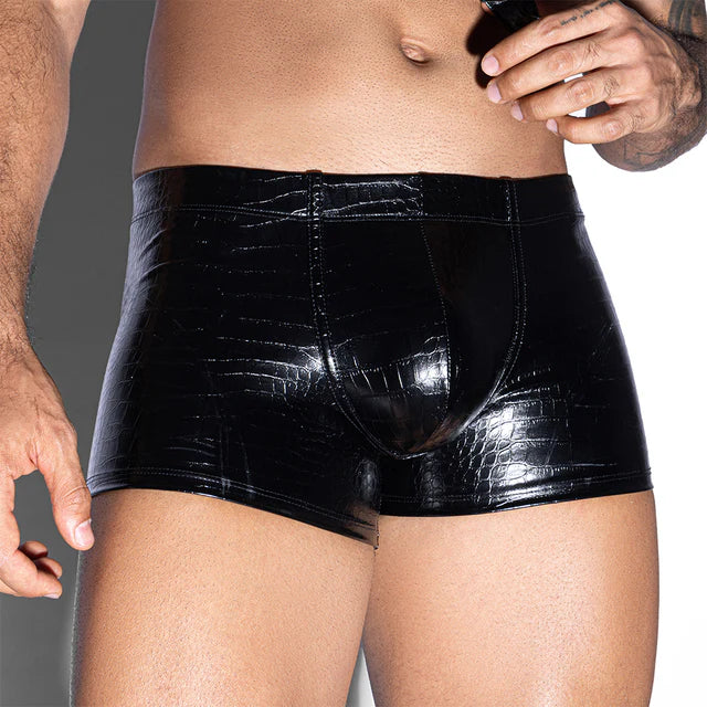 Men Latex Boxer Brief
