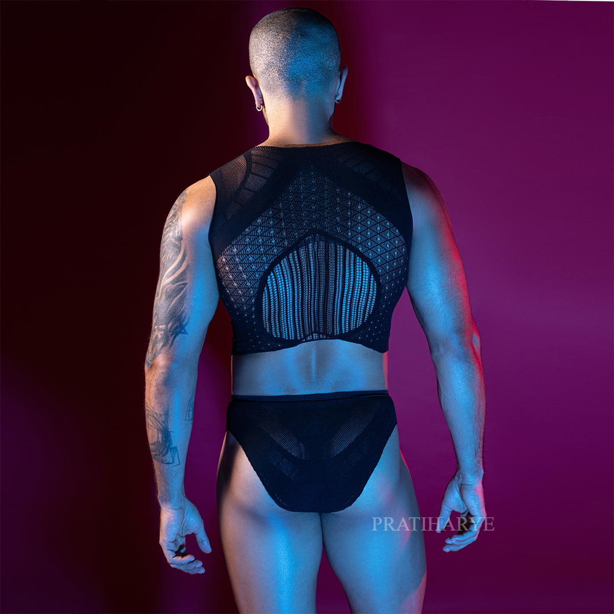 Men Sexy Fishnet Set