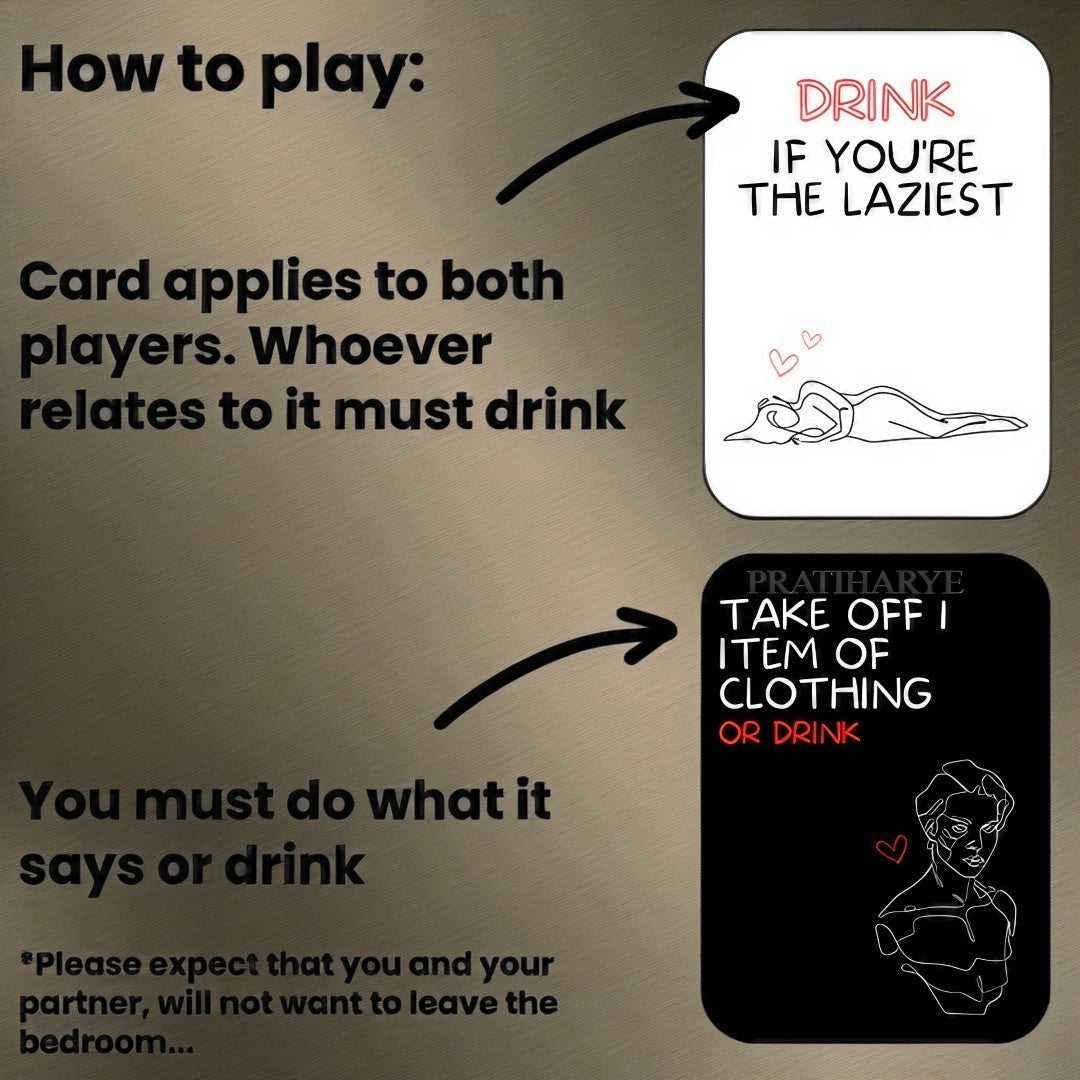 Drunk Desire Couple Card Game