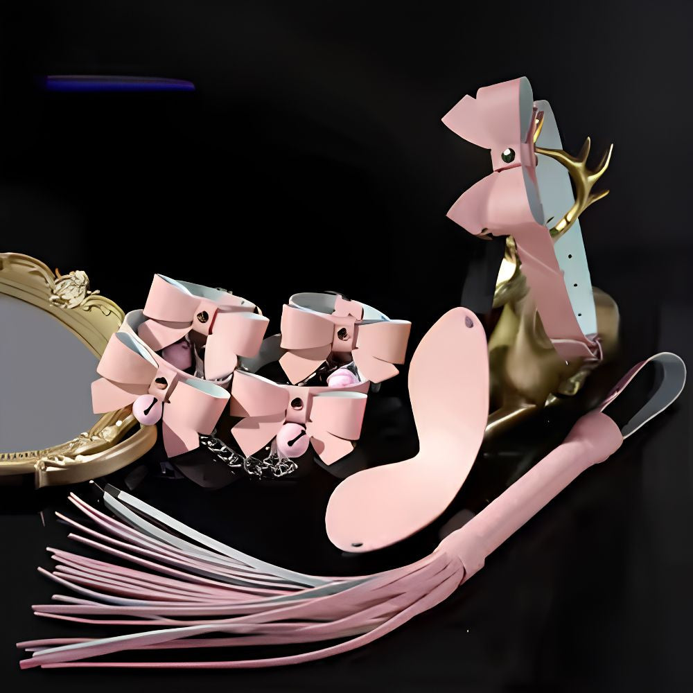 Mini Cute Pink Bow 7 Pc BDSM Kit